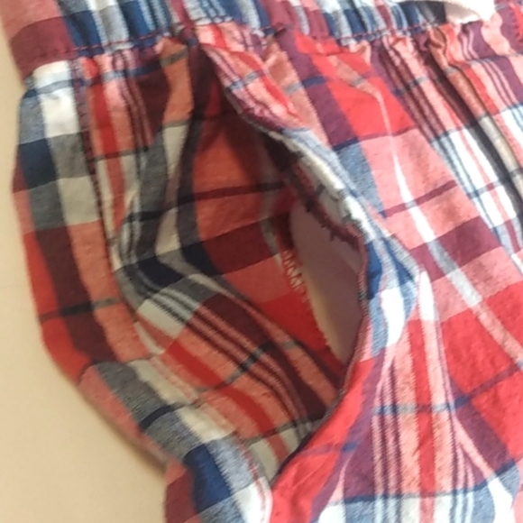 NAUTICA BOYS RED WHITE BLUE PLAID SHORTS SIZE 14/16 NWT - Picture 3 of 7